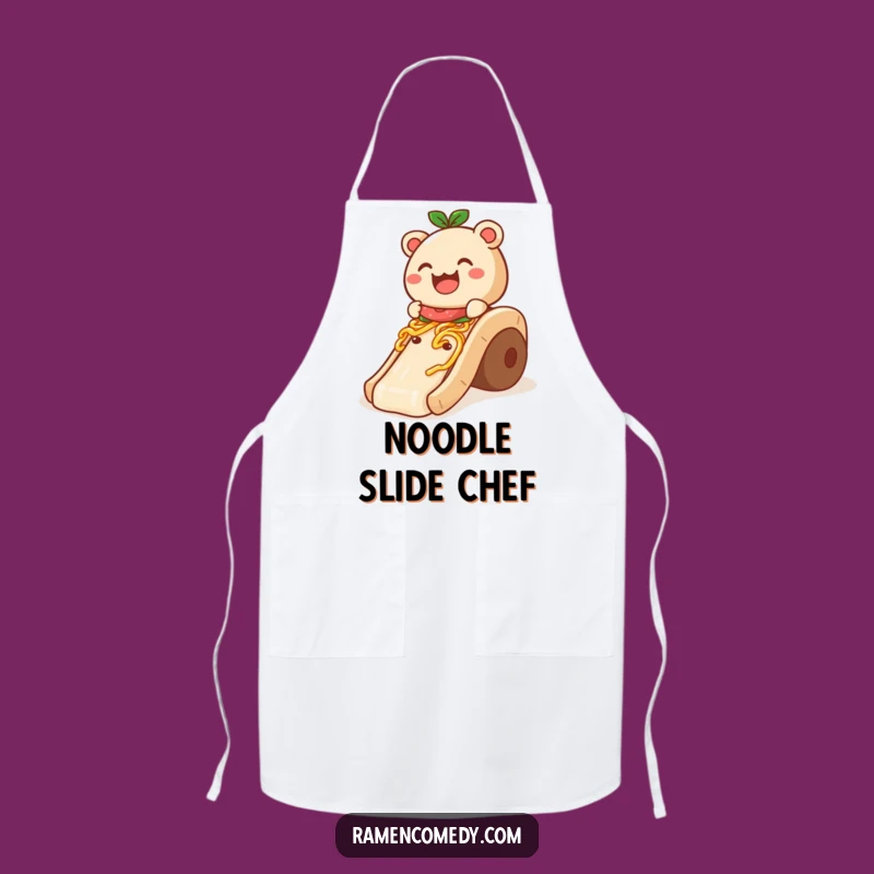Funny Cooking Apron: Bao Bun Noodle Slide Fun, Humorous and Practical Funny Gift for Chefs