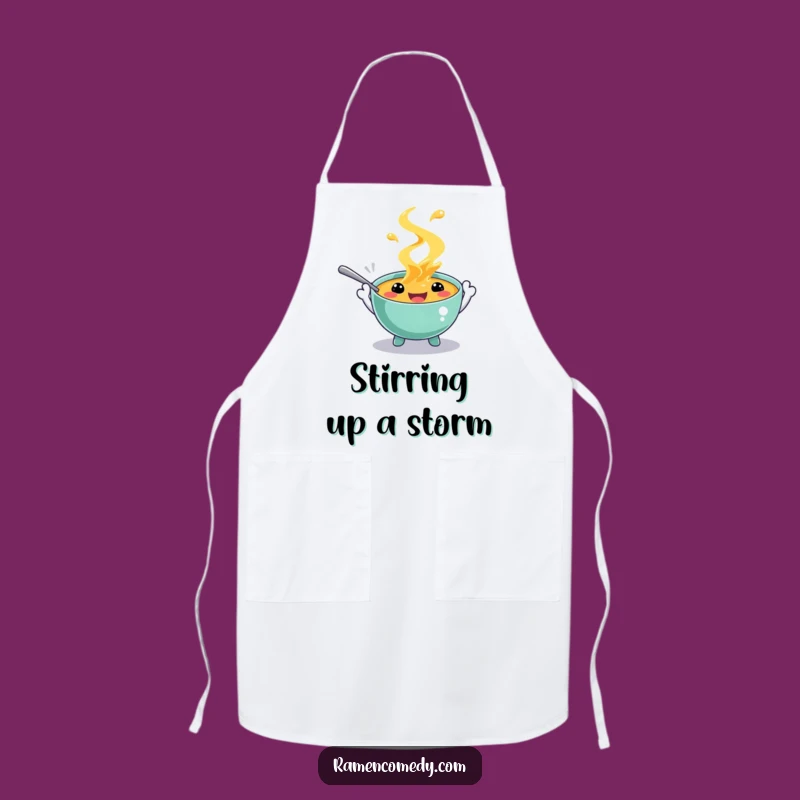 Funny Soup Character Apron: Cook with Playful Glee and Spoonfuls of Fun