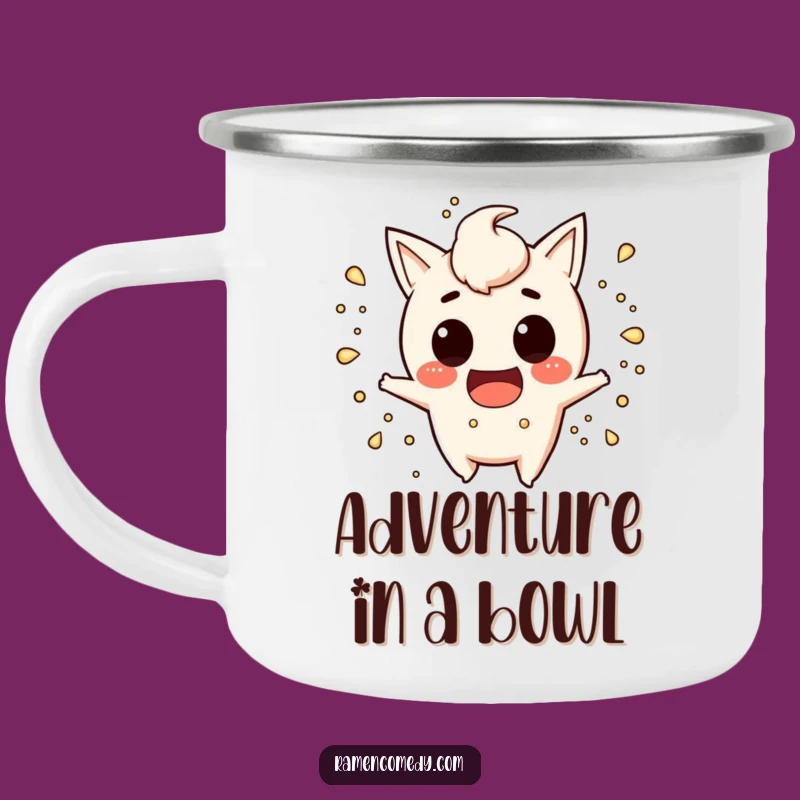 Funny Miso Soup Camping Mug: Trailside Mischief & Splashes - Outdoor Gift!