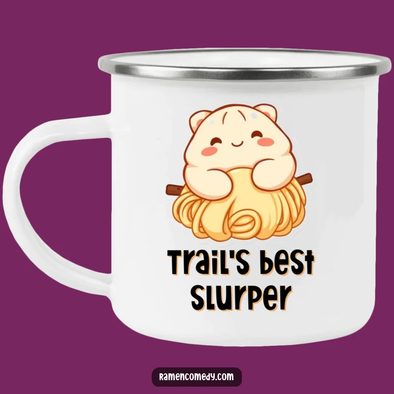 Funny Dumpling Noodle Slide Camping Mug - Adventure Fuel Gift