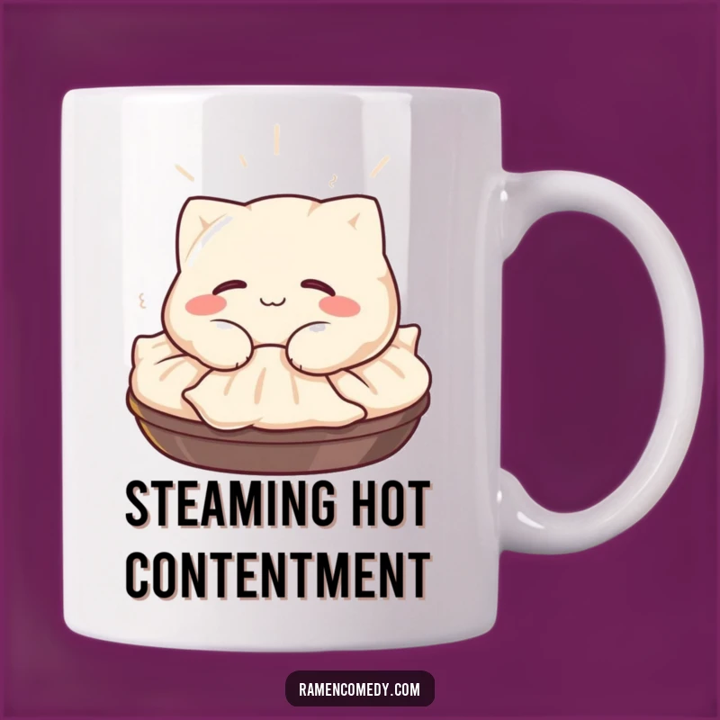 Funny Gyoza Mug: Napping Character Design, a Cozy Funny Gift for Foodies