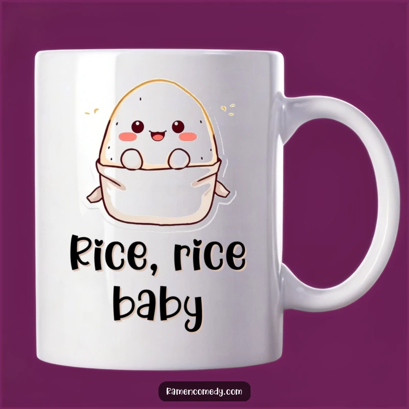 Funny Onigiri Rice Ball Mug: A Playful Character Gift for Food Lovers
