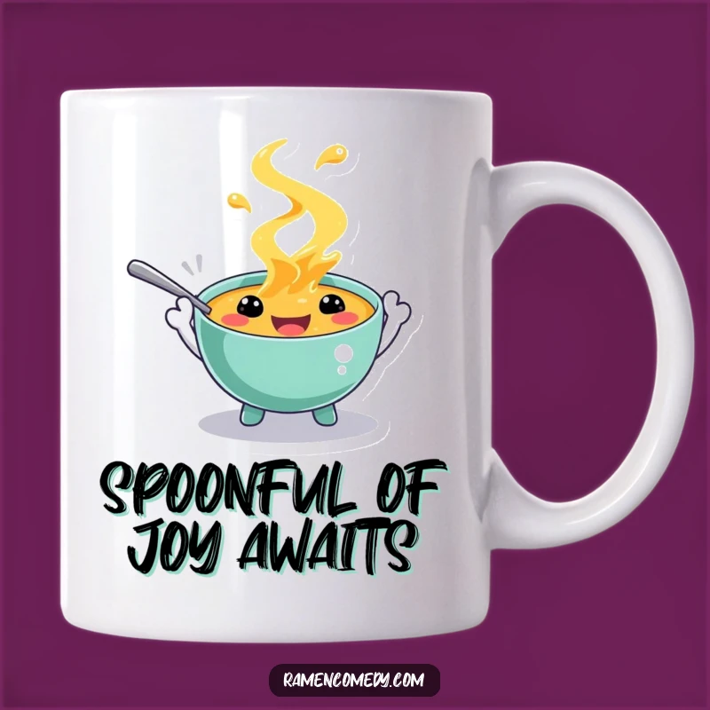 Funny Soup Character Mug: A Playful Splash of Joyful Glee