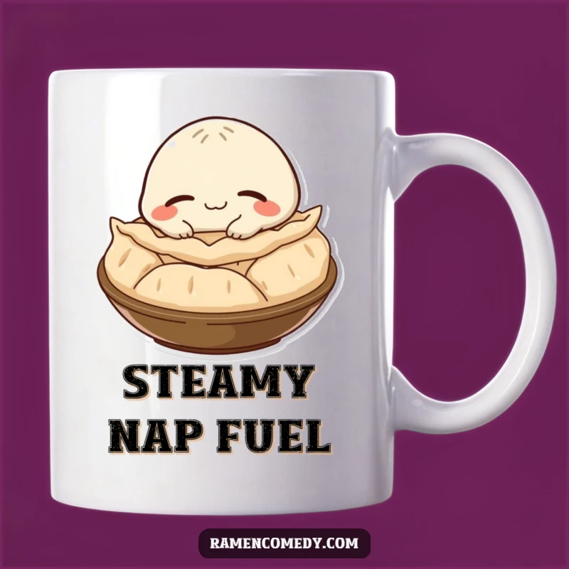 Funny Gyoza Nap Mug: A Relaxing Gift for Dumpling Lovers