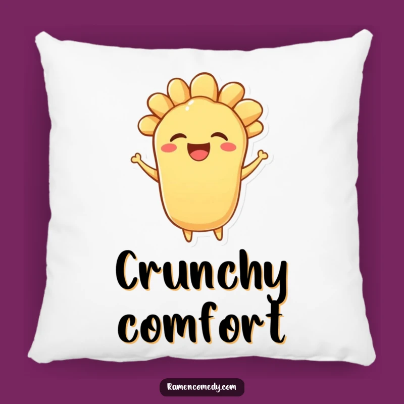 Funny Tempura Bounce Pillow: Cozy Comfort with Delightful Crispiness