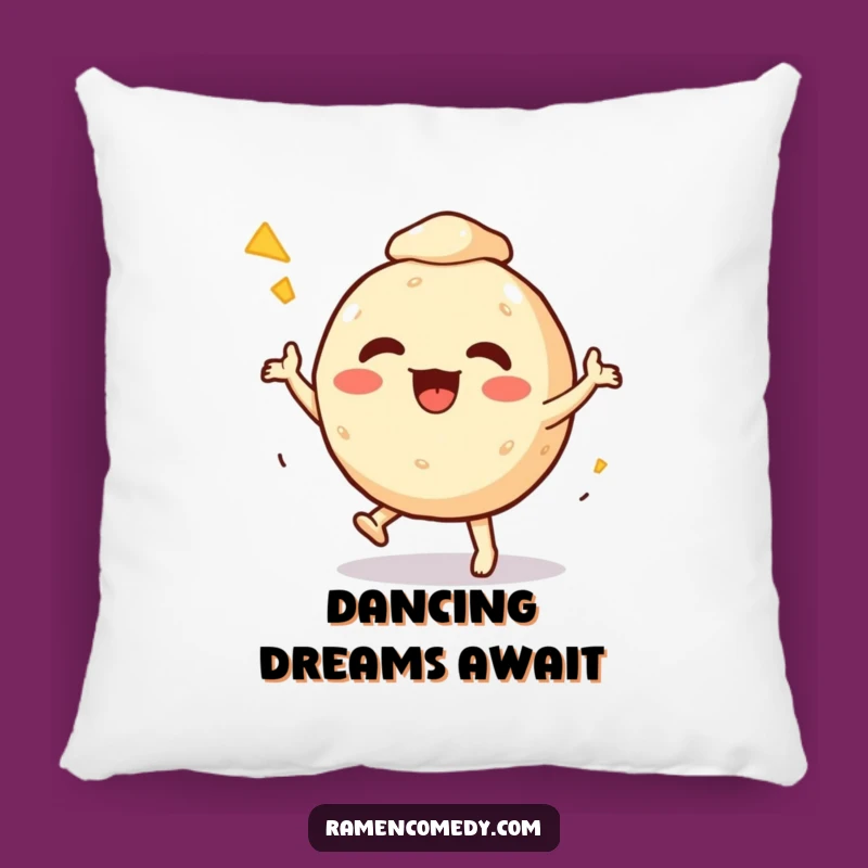 Funny Takoyaki Dance Pillow: Cozy Comfort with a Lively, Hilarious Food Character Design
