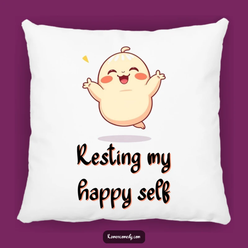 Funny Dumpling Dance Pillow: Cozy Comfort with a Joyful Dumpling Character!