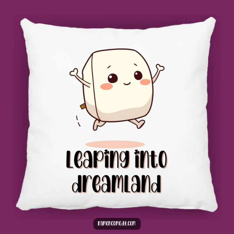 Funny Jumping Onigiri Pillow - Cozy Foodie Comfort