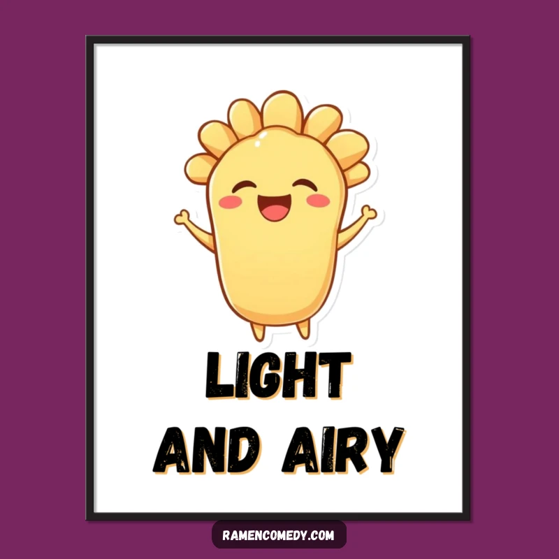 Funny Tempura Bounce Digital Art: Instant Delight for Your Walls