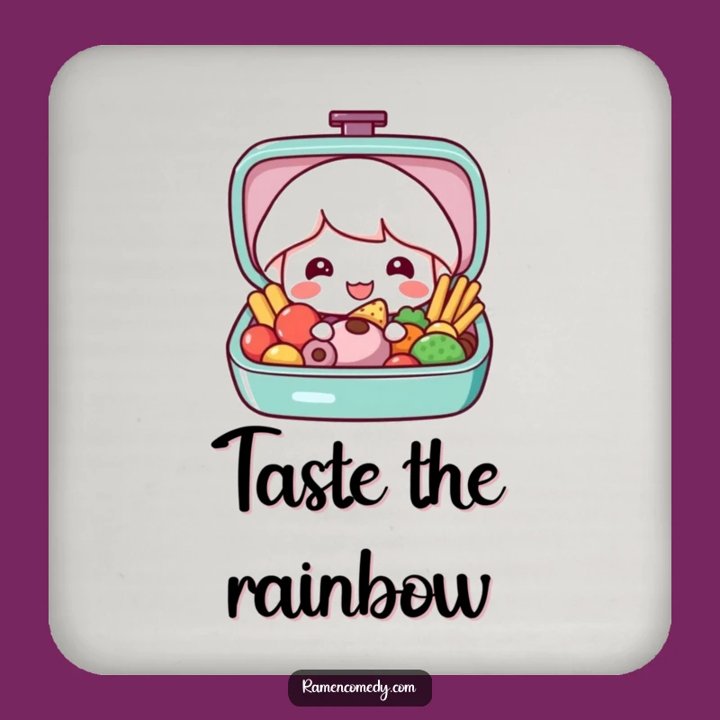 Funny Bento Box Coaster: Colorful Character Protection, Delightful Gift