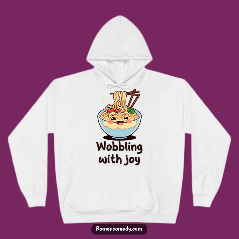 Cozy Funny Noodle Bowl Hoodie: Wiggle with Joy, Warm and Hilarious Winter Wear Gift