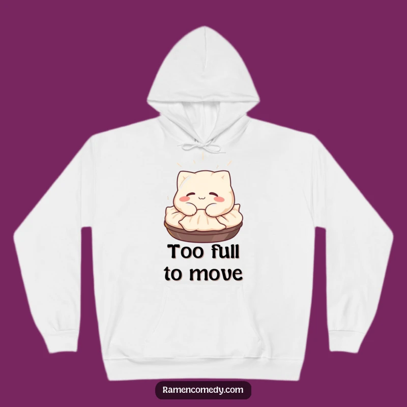 Funny Gyoza Hoodie: Cozy Up with a Napping Character, a Warm Funny Gift