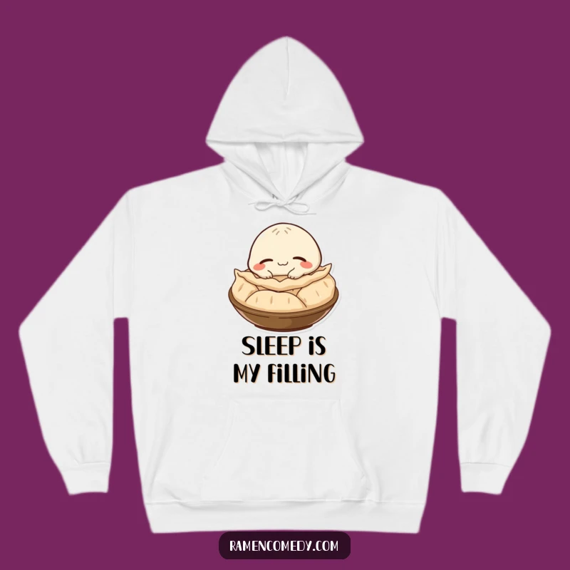 Funny Gyoza Nap Hoodie: Cozy & Hilarious Gift for Relaxation