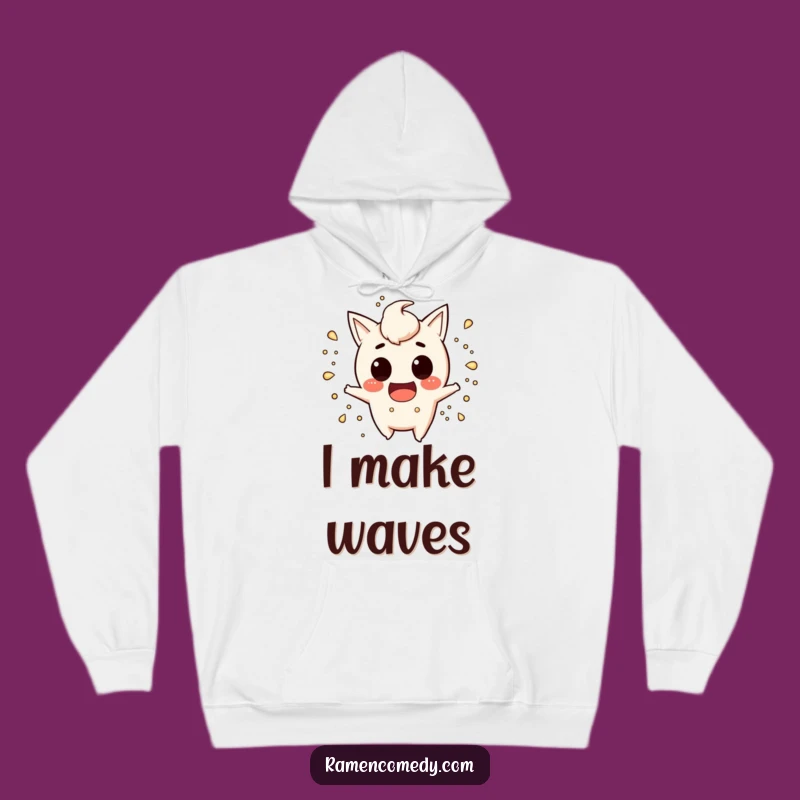 Funny Miso Soup Hoodie: Cozy Mischief & Playful Splashes - Warm Funny Gift!