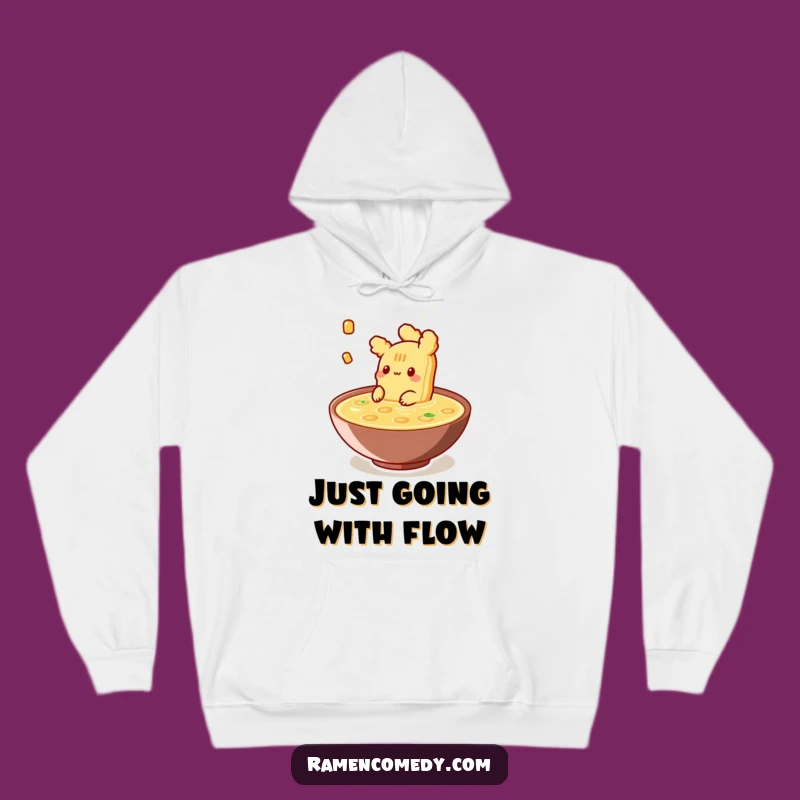 Funny Tempura Broth Hoodie: Cozy Comfort Meets Culinary Calm for a Hilarious Gift