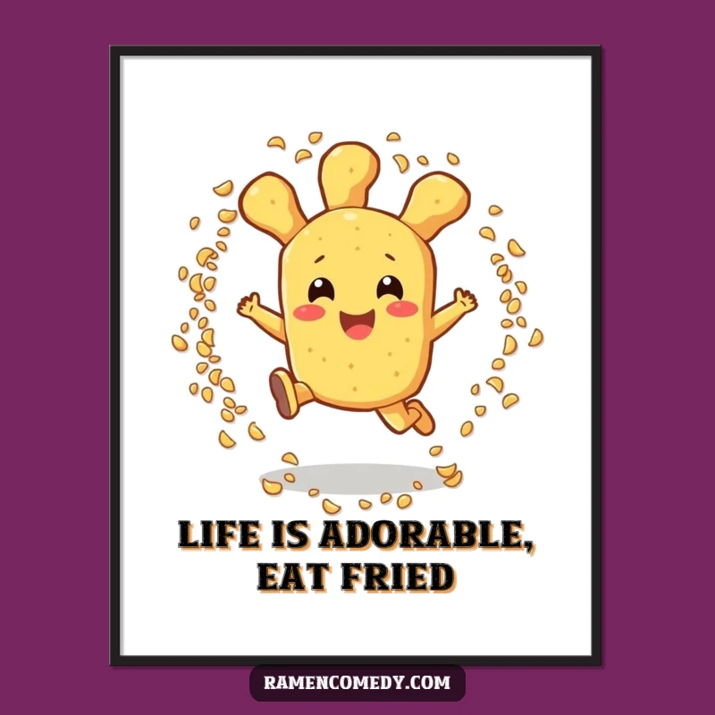 Funny Free Printable Tempura Wall Art: Leaping Fun Downloadable Art