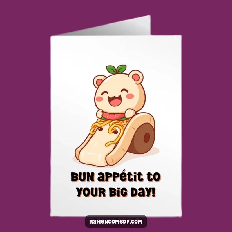 Funny Free Printable Birthday Card: Bao Bun Slides - Joyful Downloadable Gift