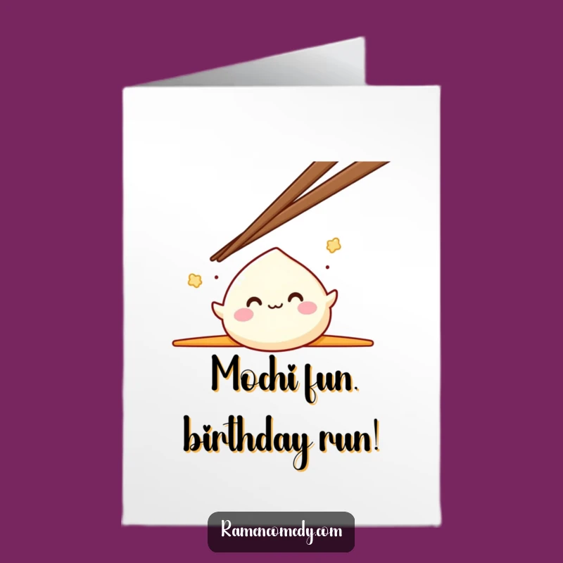 Free Printable Mochi Birthday Card: Bouncing Fun for a Hilarious Downloadable Gift!