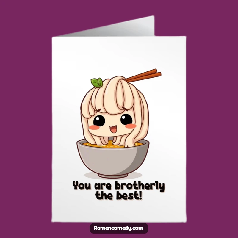 Free Printable Congrats Card: Udon Noodle Sips Broth - Celebrate With Comfort