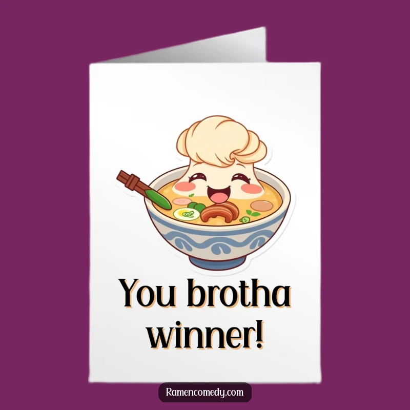 Free Printable Congrats Card: Beaming Broth Downloadable Celebration