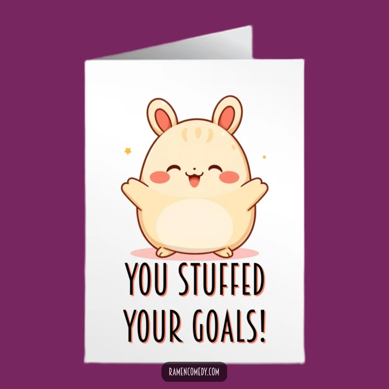 Free Printable Congrats Card: Bao Bun Hugs - Joyful Downloadable Gift!