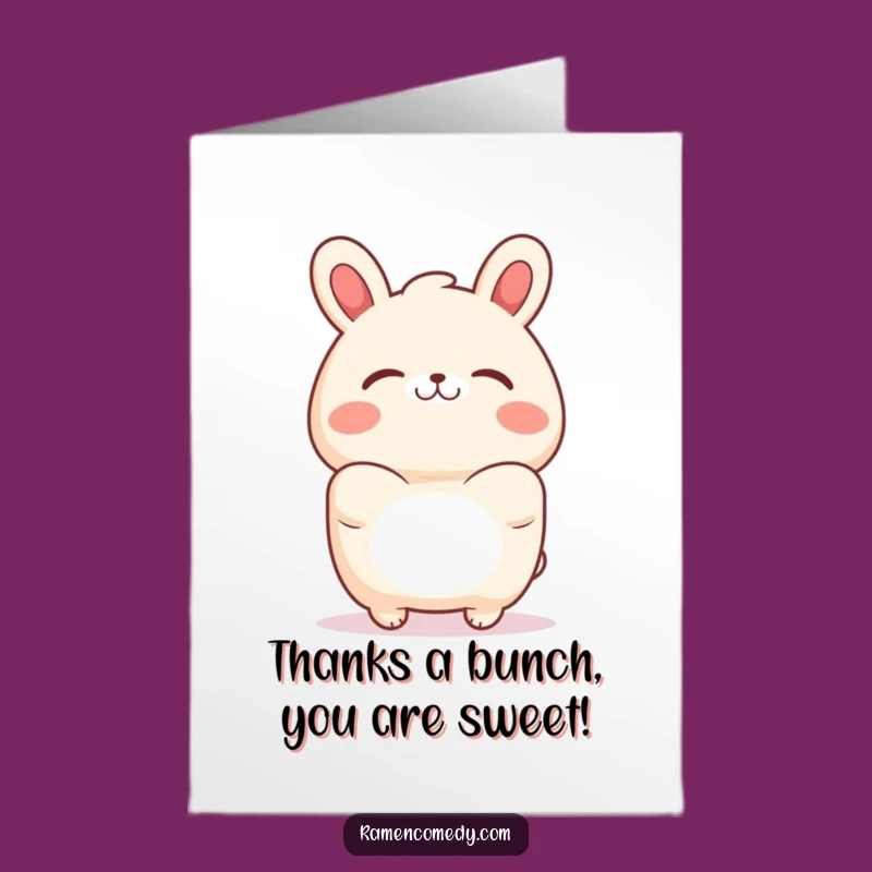 Free Printable Thank You Bao Bun Card: Sweet Downloadable Appreciation Gift!