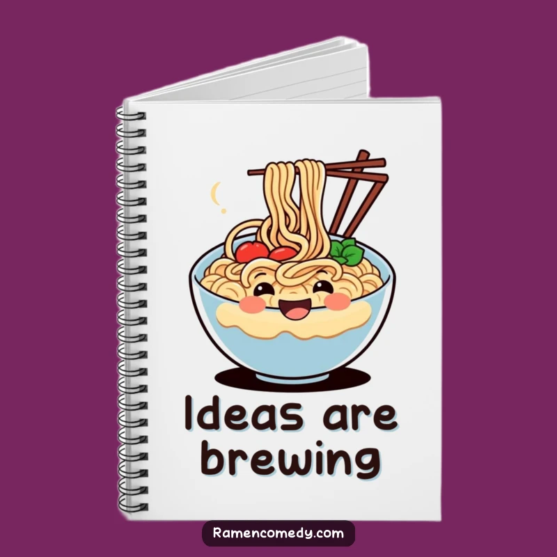 Funny Happy Noodle Notebook: Jot Down Ideas with a Smile, Hilarious Stationery Gift