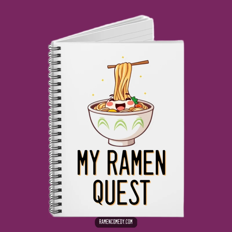 Funny Ramen Jumper Notebook: Happy Noodle Bowl Journal, Hilarious Gift