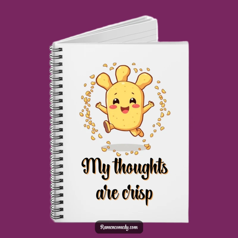 Funny Tempura Notebook: Joyful Leaper Journal, Perfect Gift for Foodies