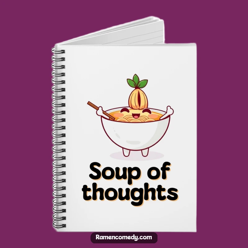 Funny Ramen Wave Notebook: Jot Down Your Noodle Thoughts