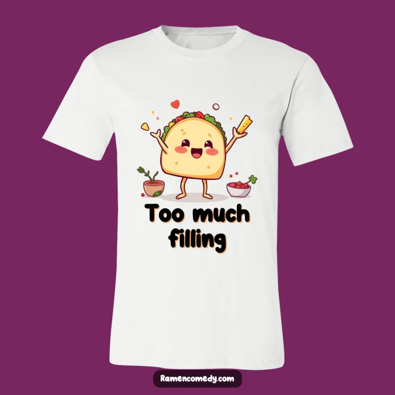 Funny Taco Legs T-Shirt - Exciting Juggling Ingredients Tee