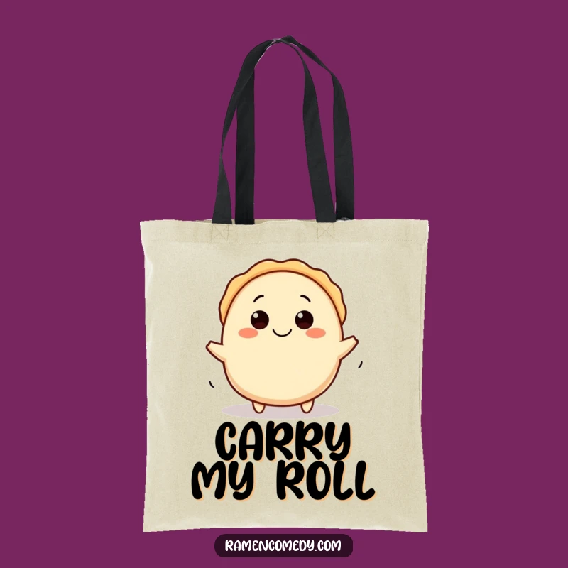 Funny Gyoza Tote Bag: Roll Your Essentials in Style - Cute Food Gift!