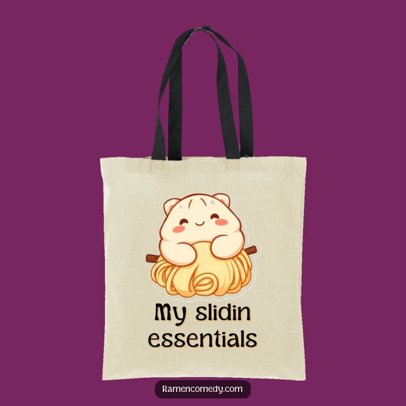 Funny Dumpling Noodle Slide Tote Bag - Carry Your Joyful Style