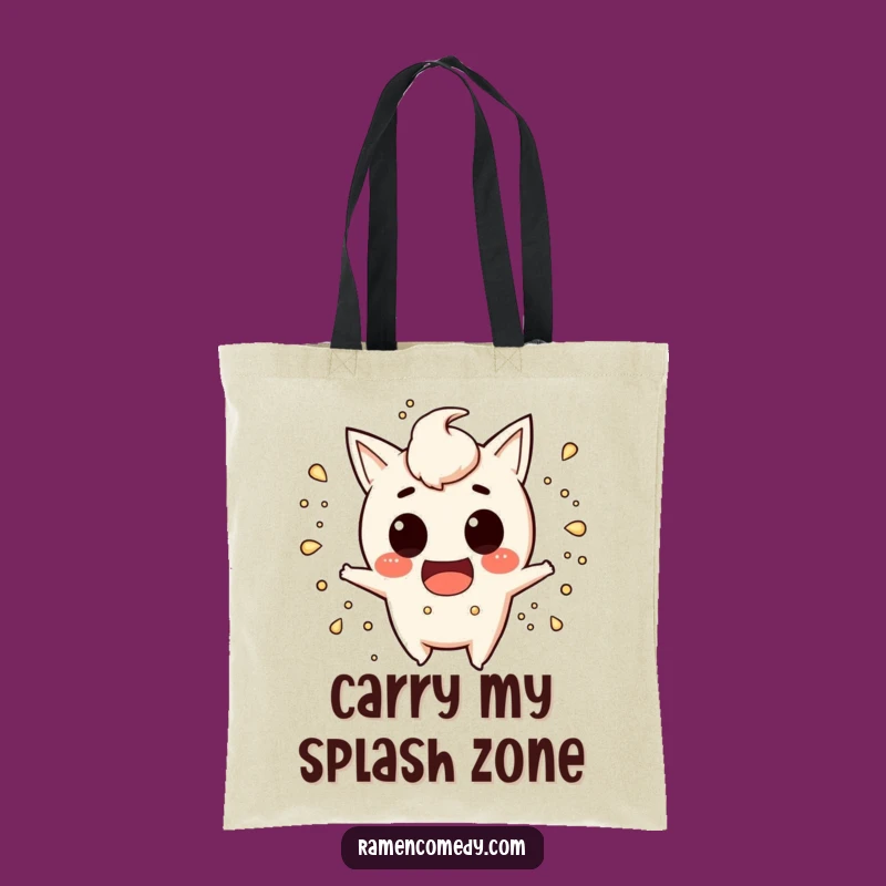 Funny Miso Soup Tote Bag: Carry Your Laughs - Playful Splash Design Gift!