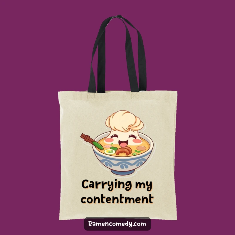 Funny Ramen Broth Tote Bag: Carry Your Soup Love Around!