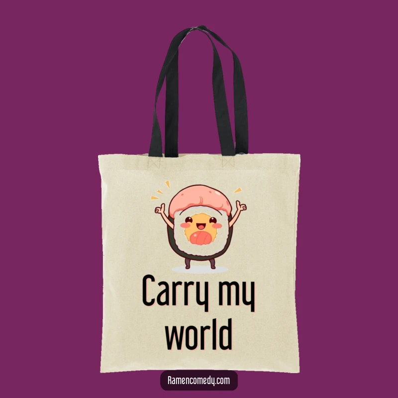 Funny Sushi Dance Tote Bag: Carry Your Essentials with Flavor