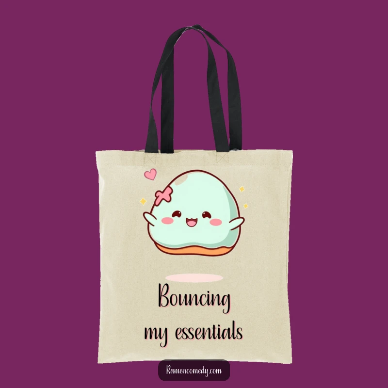 Funny Tote Bag: Bouncing Mochi Fun, Practical and Hilarious Funny Gift for Everyday Joy