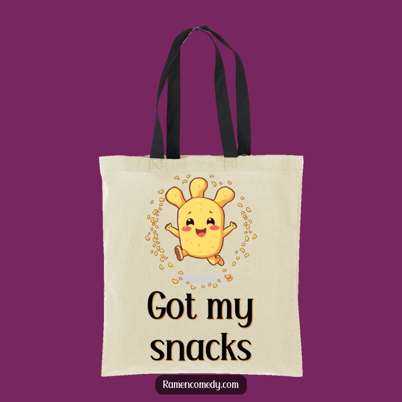 Funny Tempura Tote Bag: Crunchy Leaper Carry-All, Perfect Gift Bag