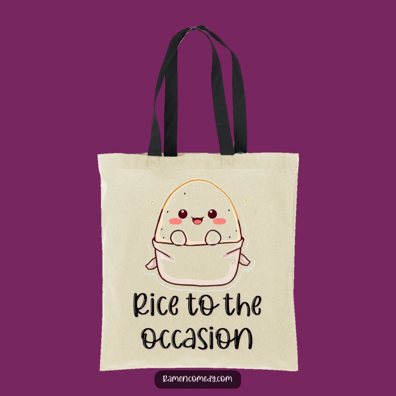 Funny Onigiri Tote Bag: Carry Your Essentials with Playful Rice Ball Charm